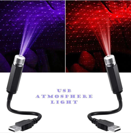 EXPANDABLES Auto Roof Star Projector Lights, USB Portable Adjustable Flexible Interior Car Night Lamp Decorations with Romantic Galaxy Atmosphere fit Car, Ceiling, Bedroom, Party and More Shower Laser Light�
